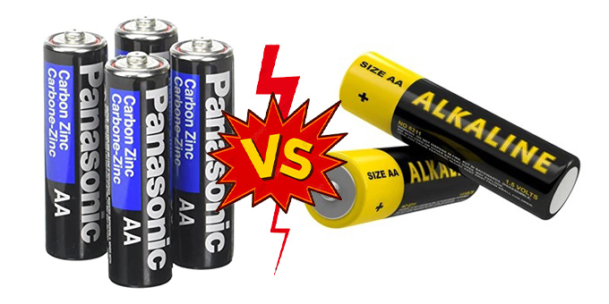 Carbon Zinc vs Alkaline Battery