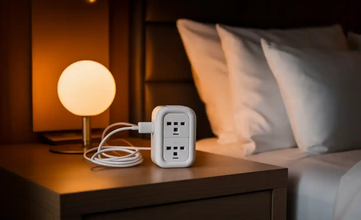 NTONPOWER 5 in 1 Travel Power Strip