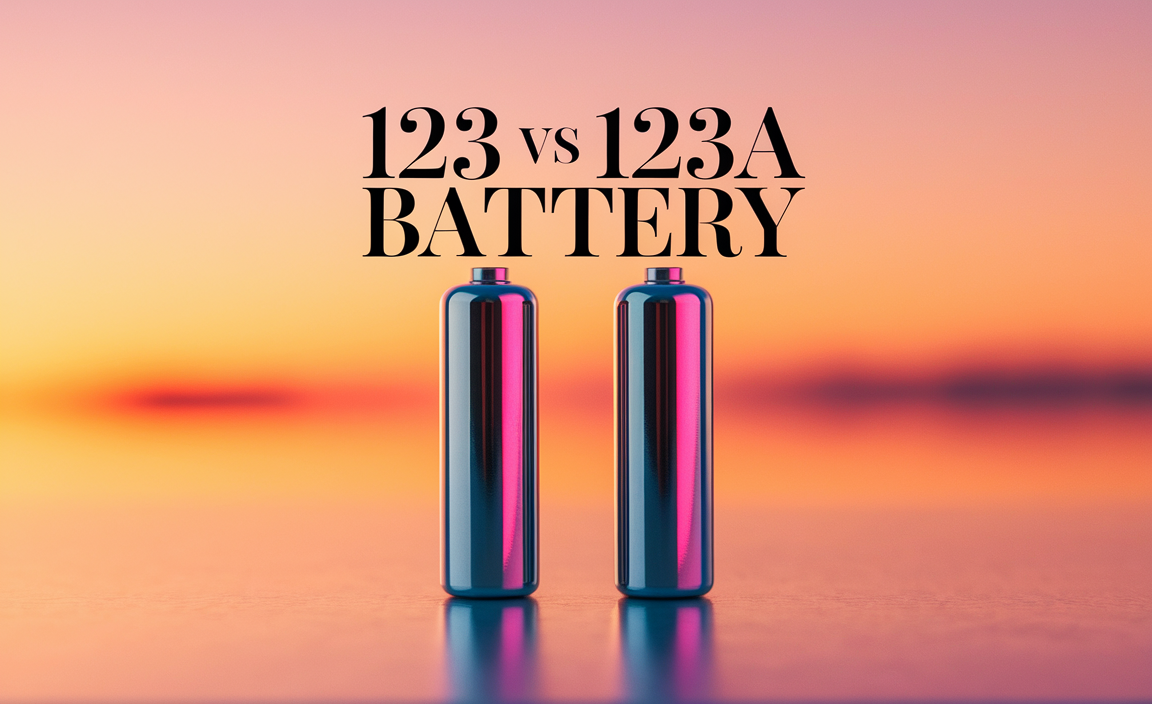 123 vs 123a Battery