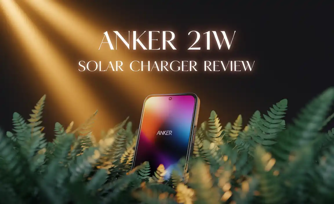 Anker 21W Solar Charger Review