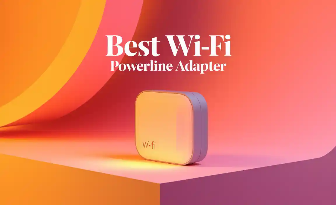 Best Wi-Fi Powerline Adapter