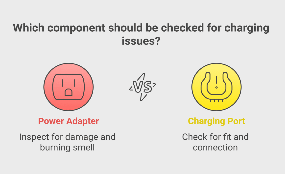 Check the Power Adapter and the Charging Port