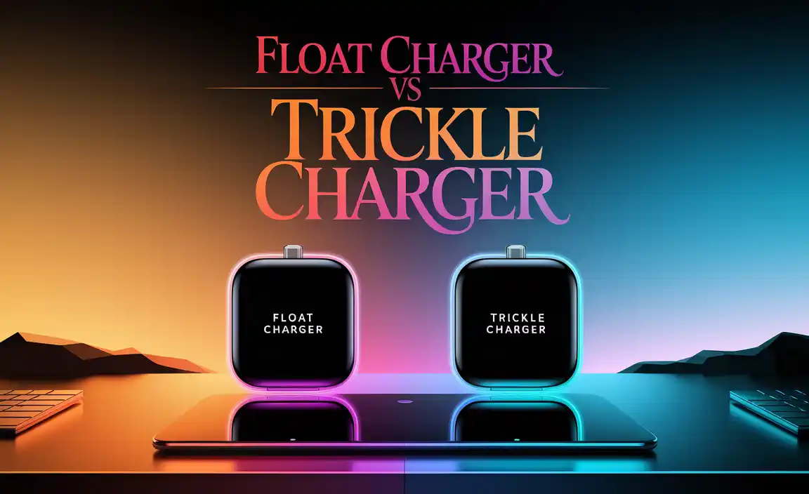 Float Charger vs Trickle Charger