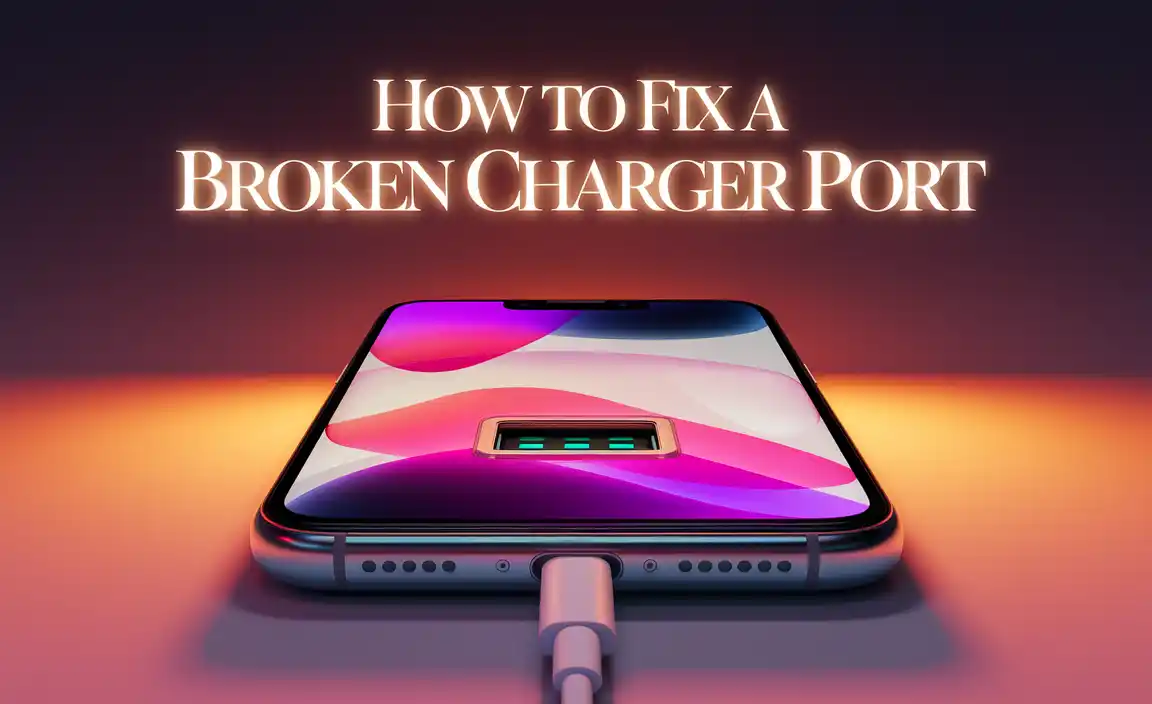 How to Fix a Broken Charger Port
