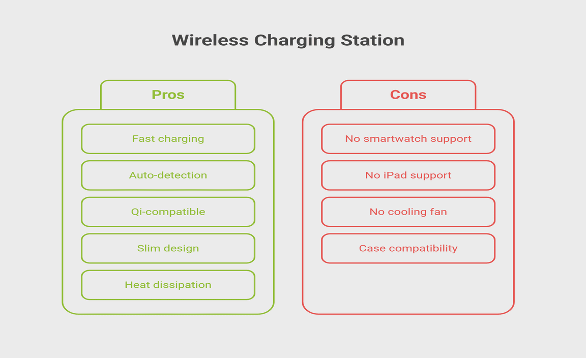 JE Make IT Simple Qi-Certified Wireless Charging Station
