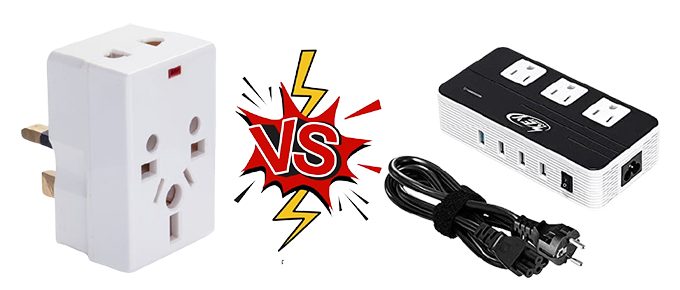 Plug Adapter vs Converter