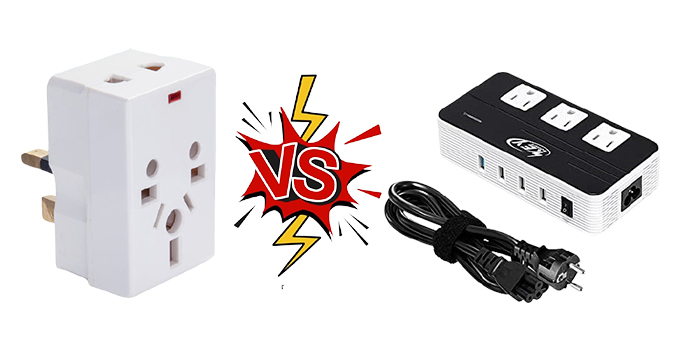 Plug Adapter vs Converter