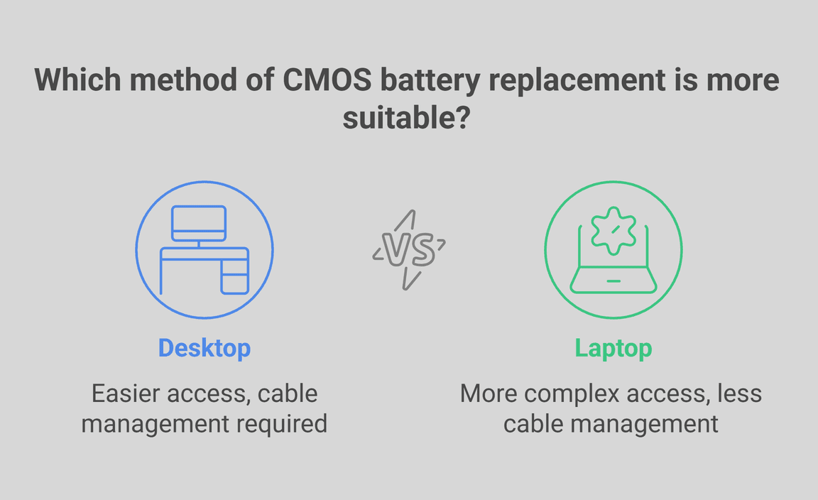 Replacing CMOS battery in a desktop