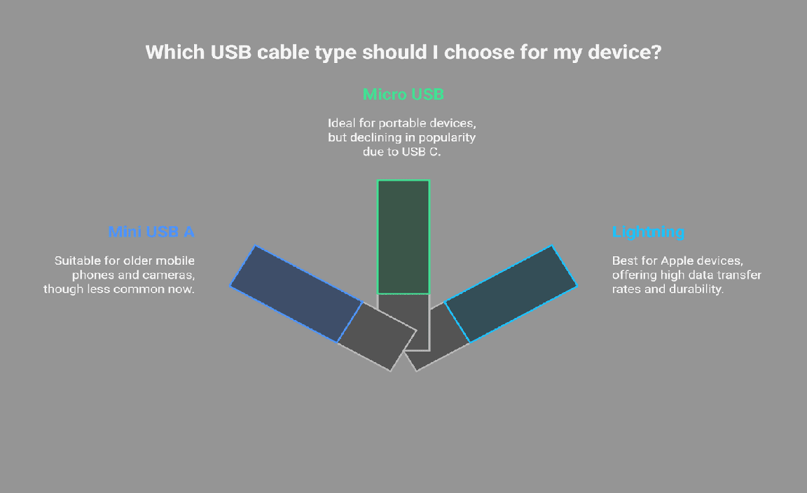 Some Common USB Cable Types and Their Uses