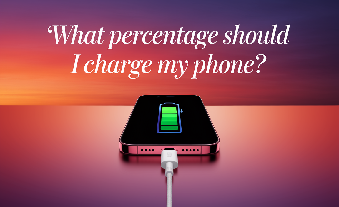 What Percentage Should I Charge My Phone