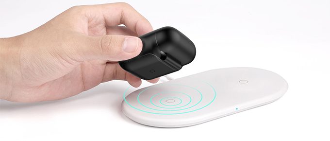 wired or wireless charging case for airpods