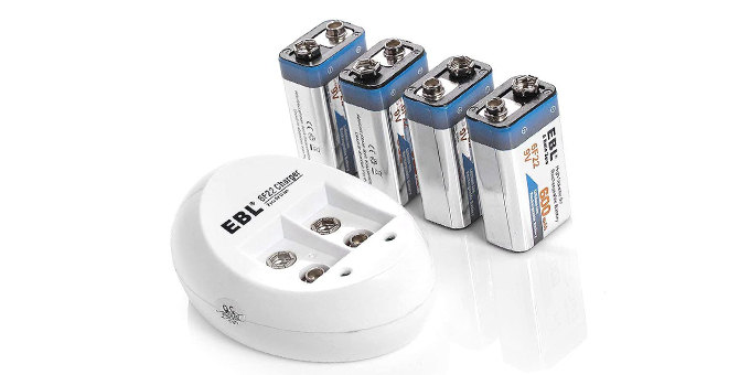 Rechargeable 9 Volt Battery