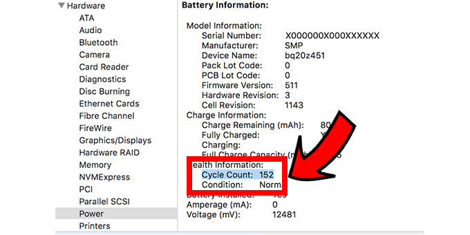 What Is A Good Battery Cycle Count