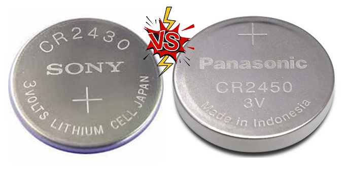 2430 vs 2450 Battery