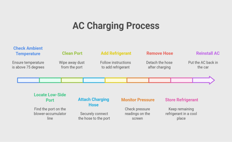 Charge Ac On High Or Low Side