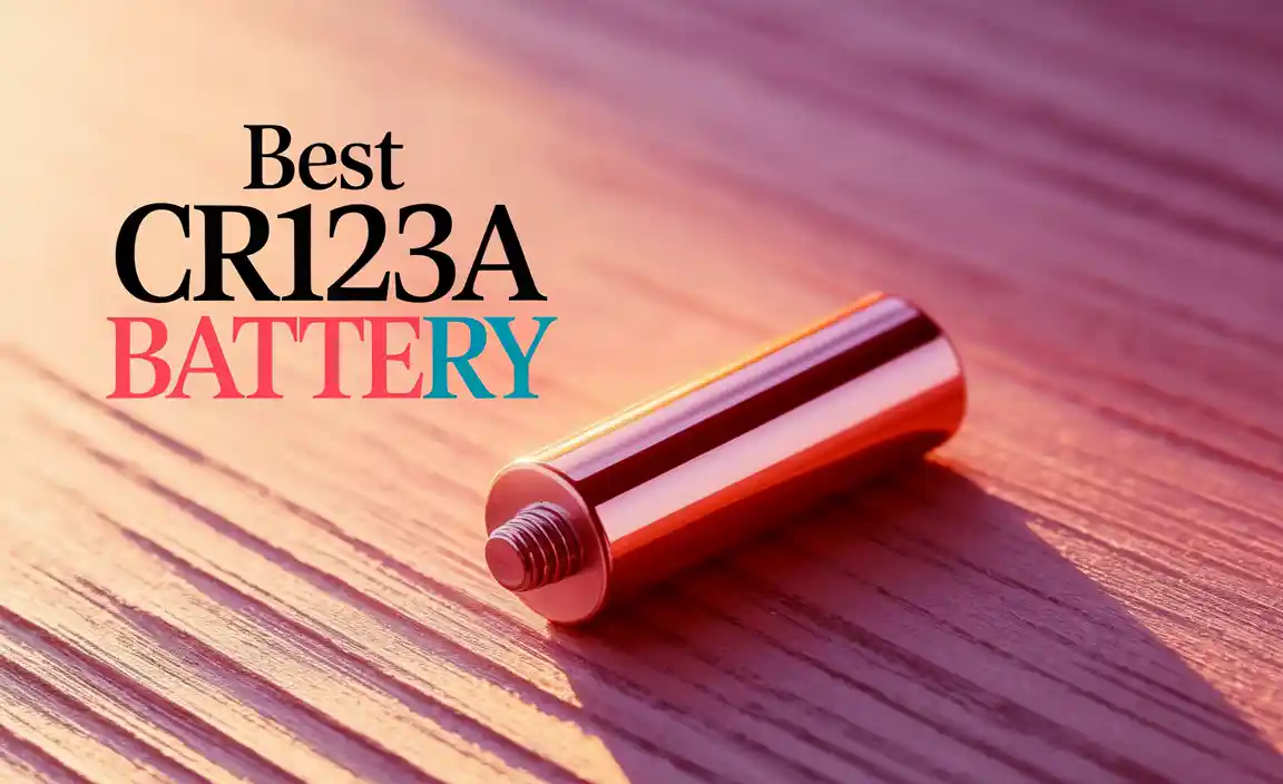 Best CR123A Battery