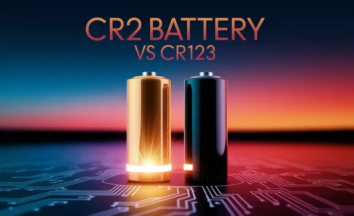 CR2 Battery Vs CR123