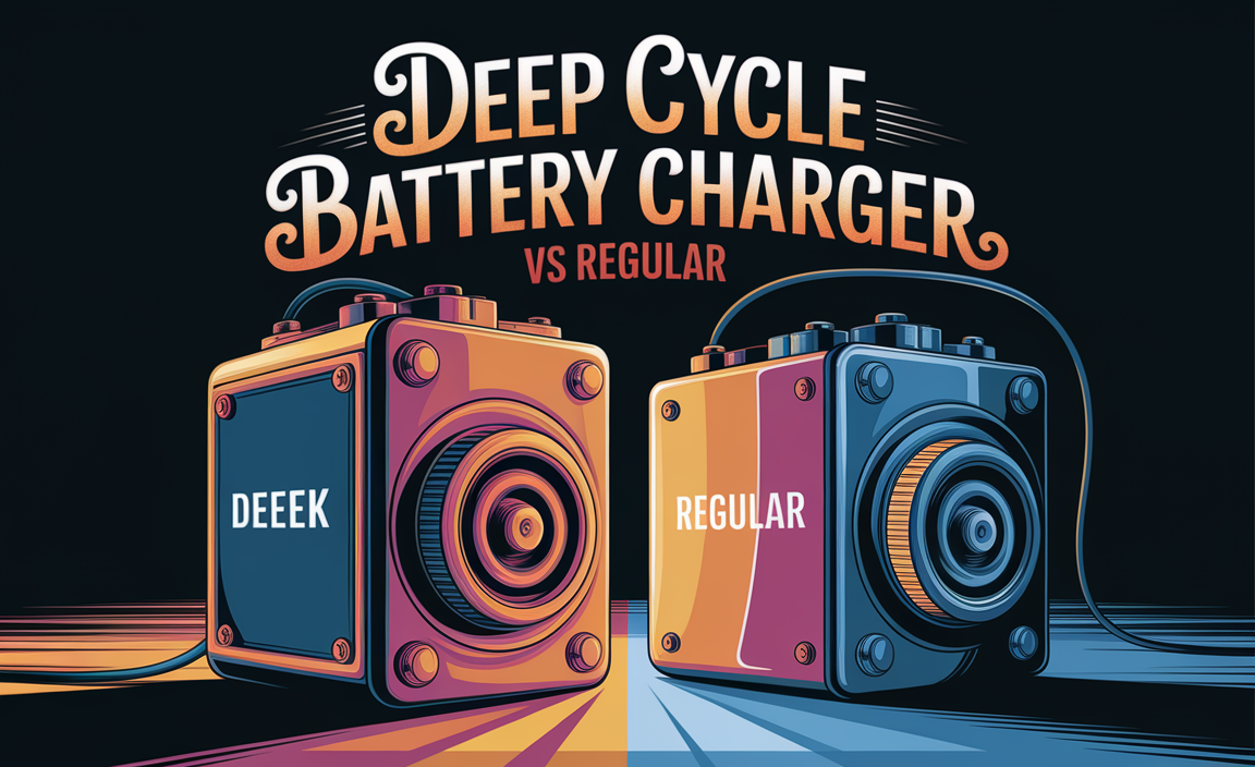 Deep Cycle Battery Charger vs Regular