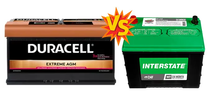 Duracell vs Interstate Car Battery