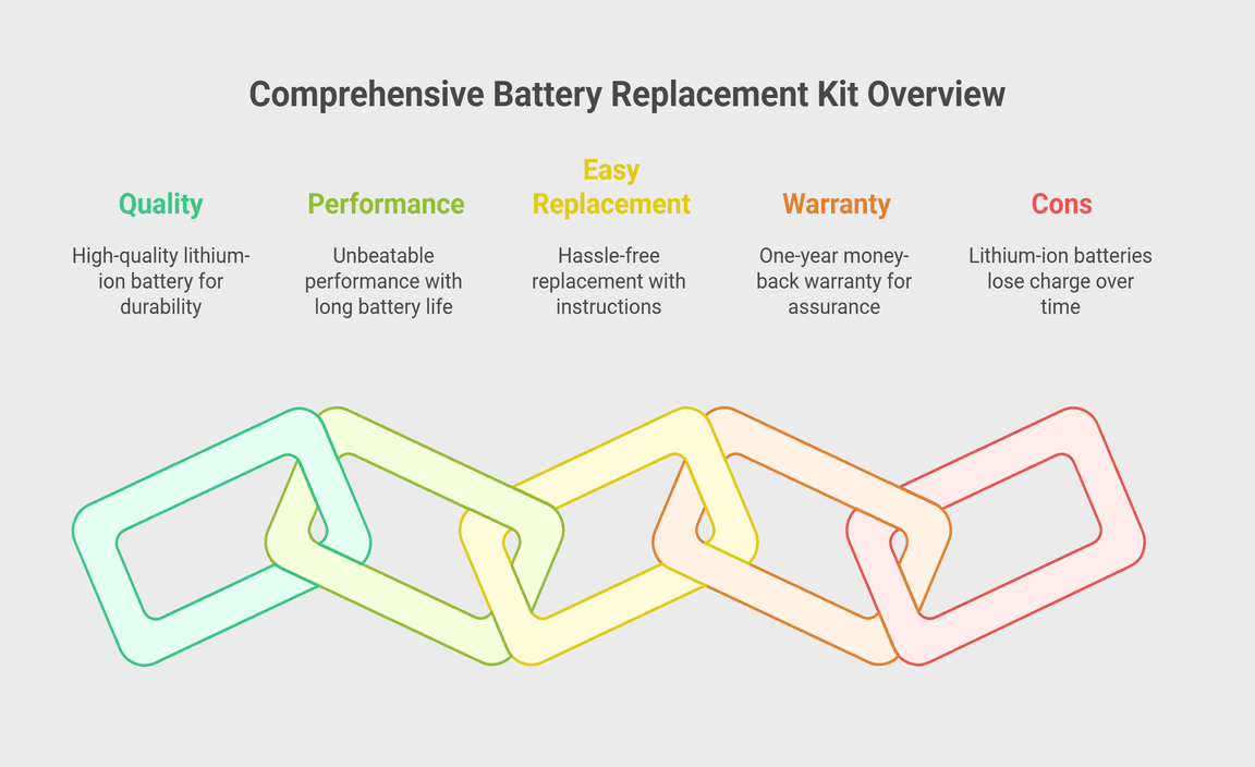 Features Of Newpower99 Garmin Quest 1 Battery Replacement Kit