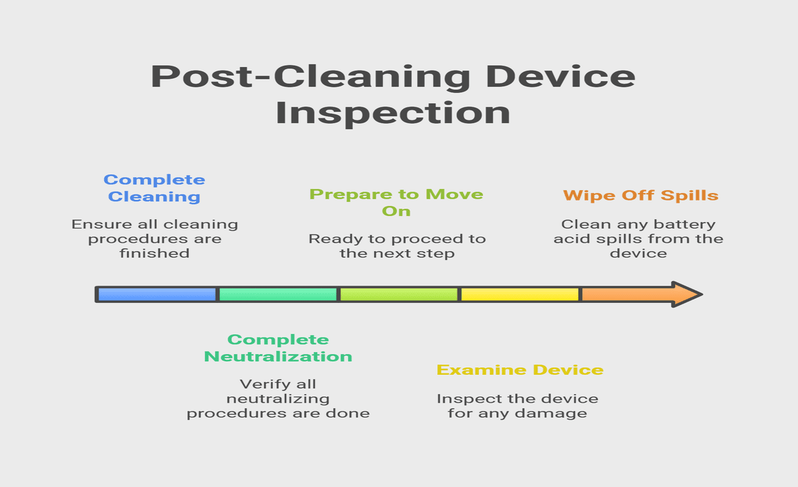 Finish the cleaning and neutralization process