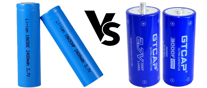 Lithium Battery vs Supercapacitor