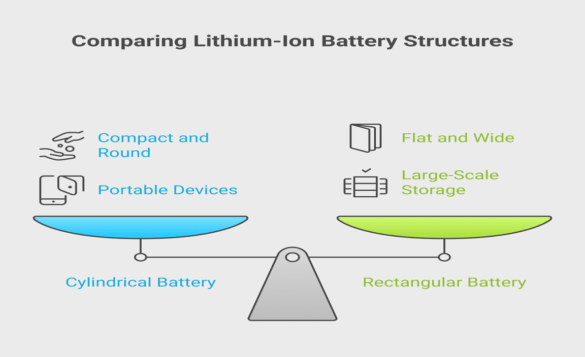 Lithium-Ion Battery Depending On Size