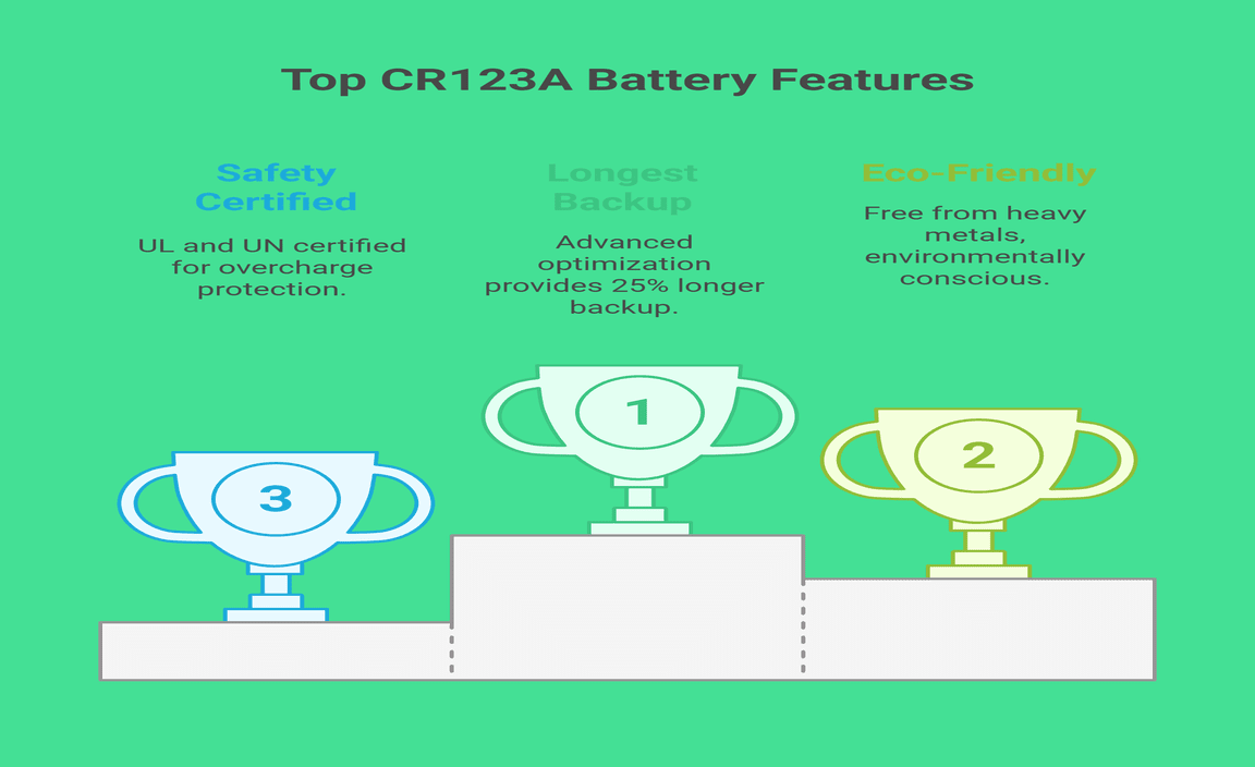 Rapthor B09186JWDT CR123A Rechargeable Battery (Best for Longer Battery Backup)
