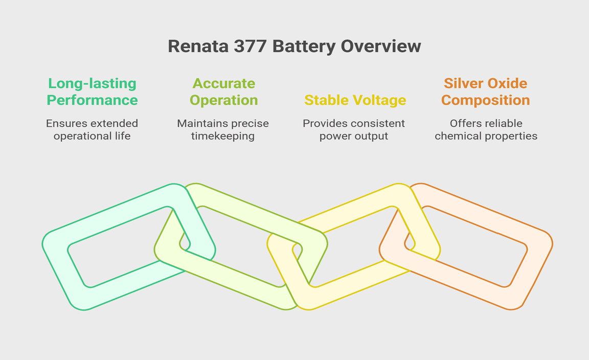 Renata 377 Silver Oxide Watch Battery