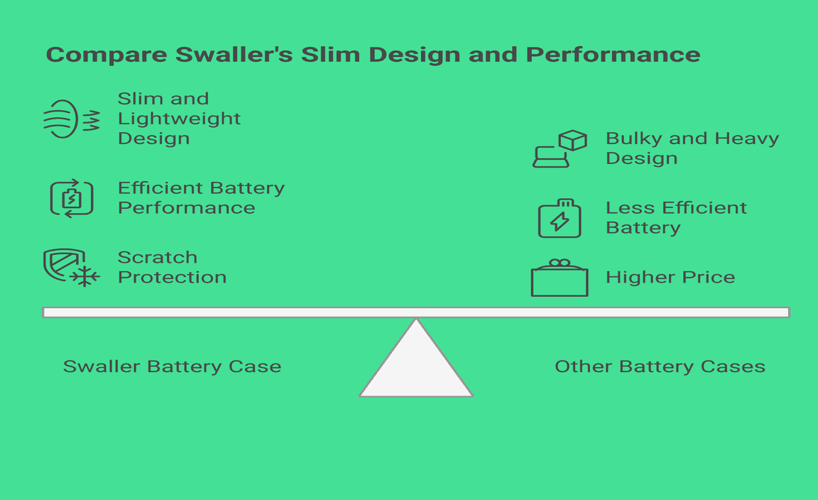 Swaller 5000mAh Slim iPhone 6s Plus Battery Case