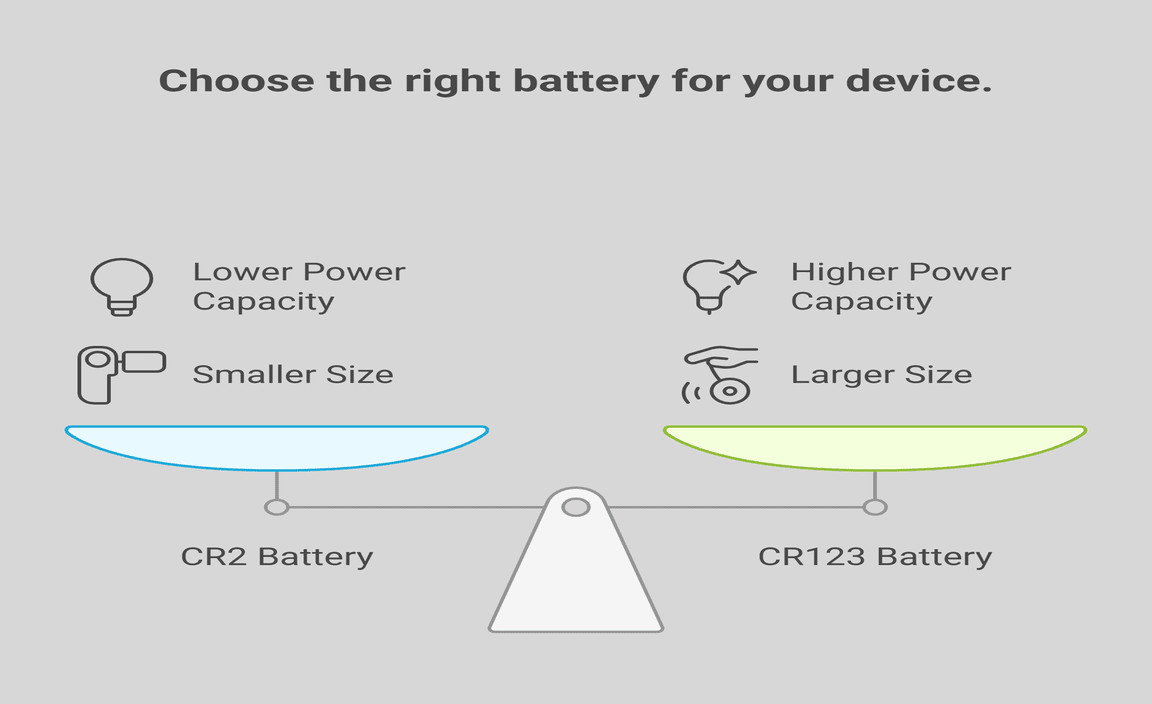 The Difference Between a cr2 and a 123 Battery