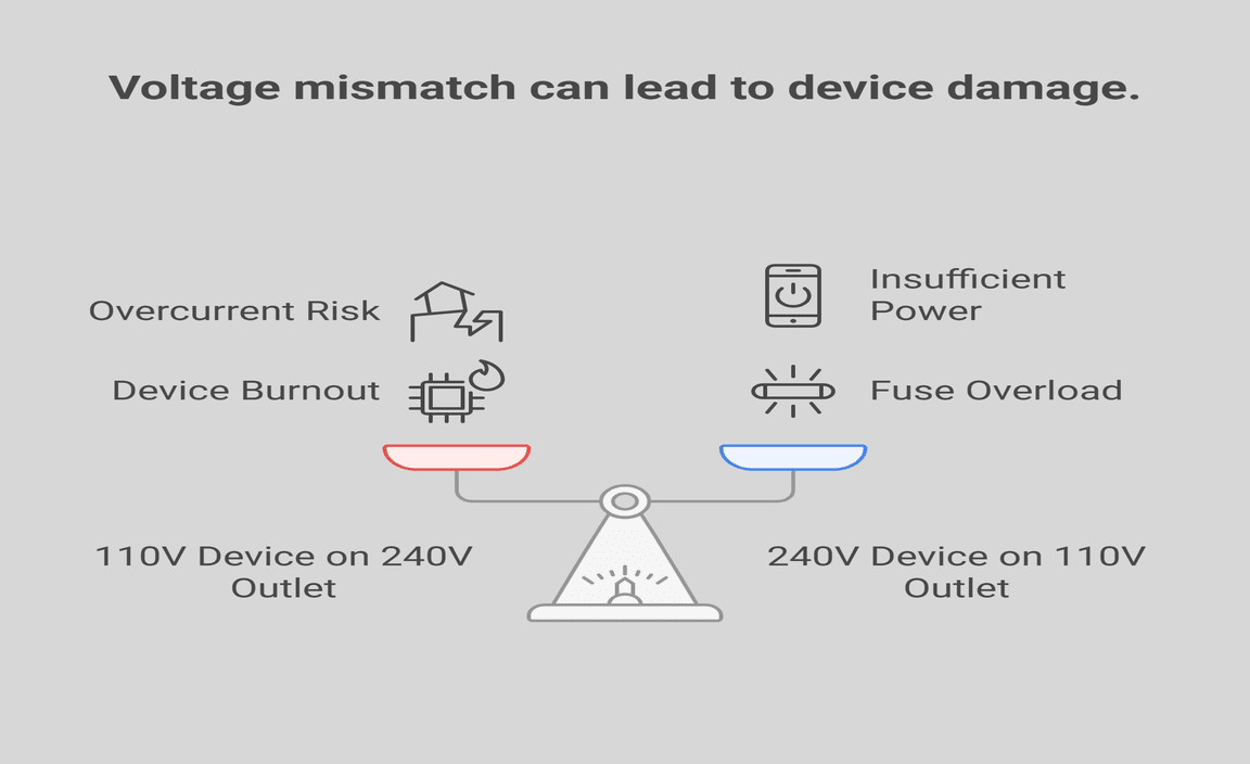 Using a 110 V Device on a 240v Outlet and Vice Versa