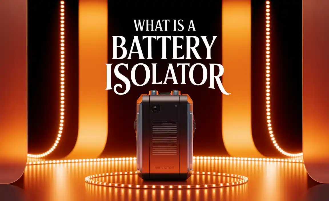 What Is A Battery Isolator