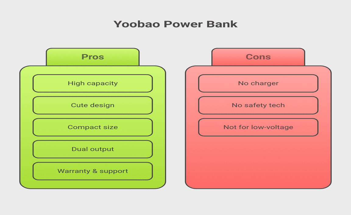 Yoobao B076Q7521F 10000mAh Type-C fast charging mini power bank (Best for the Girls)