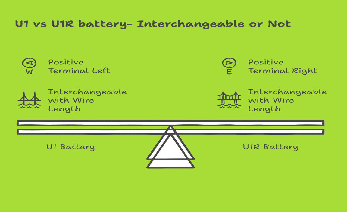 U1 vs U1R battery- Interchangeable or Not