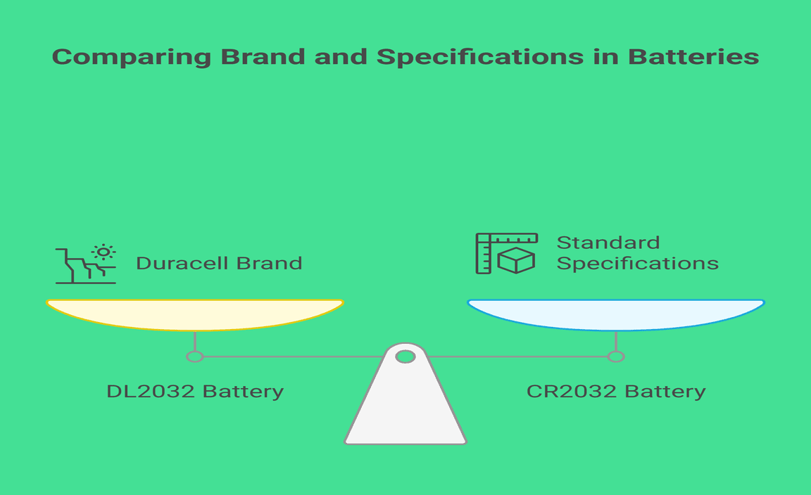Comparison Between DL2032 And CR2032 Battery