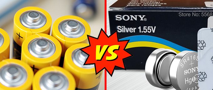 Alkaline vs Silver Oxide Battery