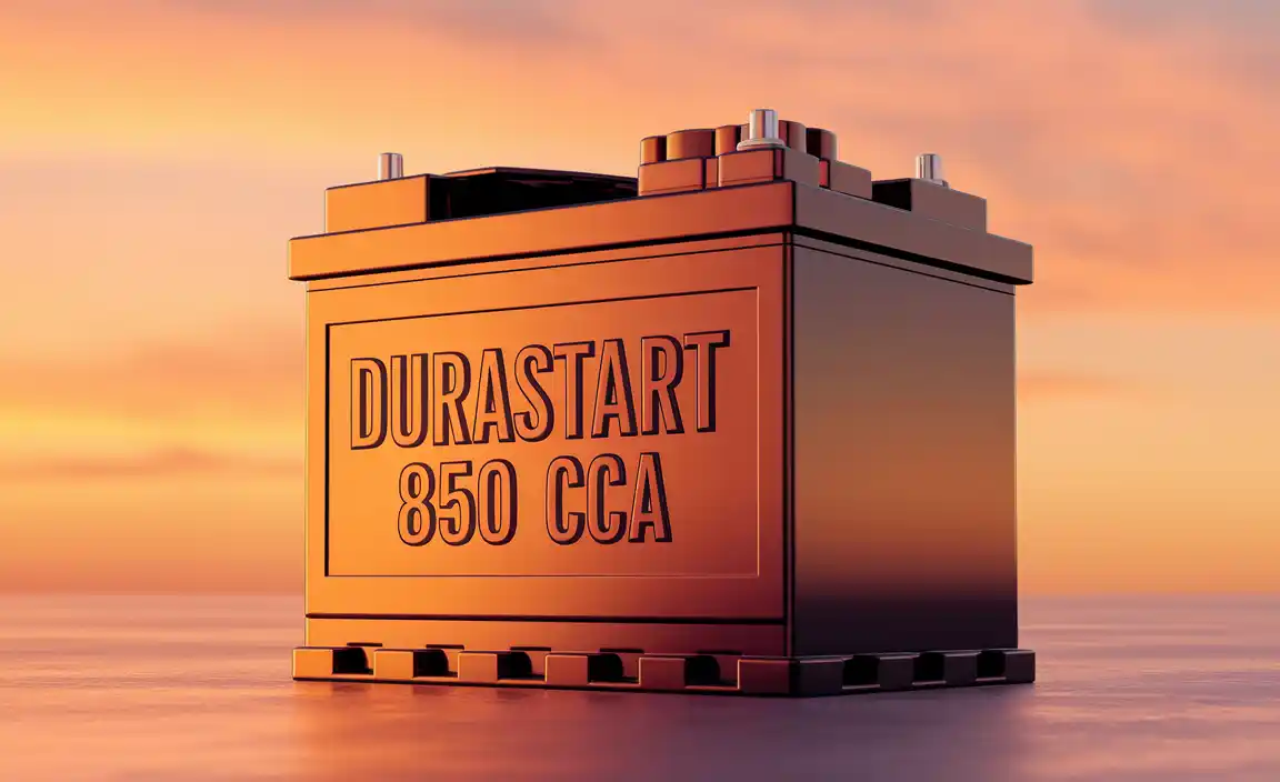 DURASTART 850 CCA AUTOMOTIVE BATTERY