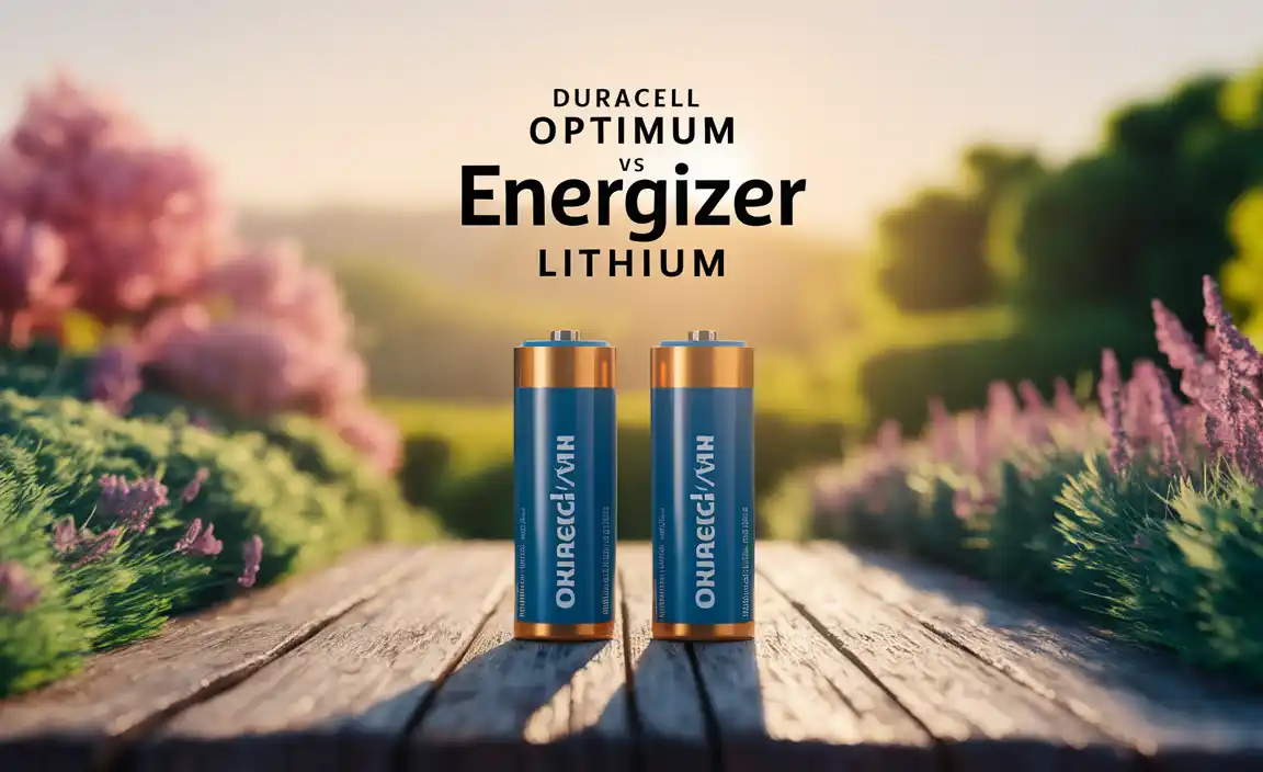 Duracell Optimum vs Energizer Lithium