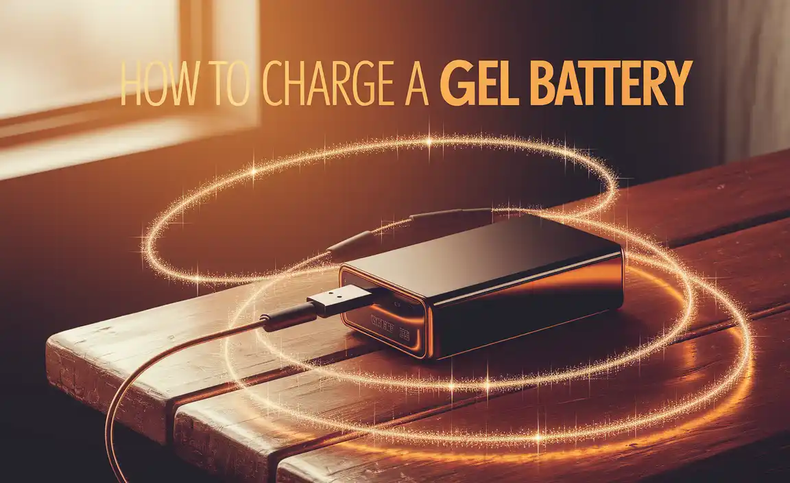 How to Charge a Gel Battery