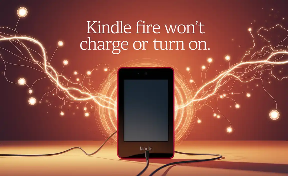 Kindle Fire Won't Charge Or Turn On