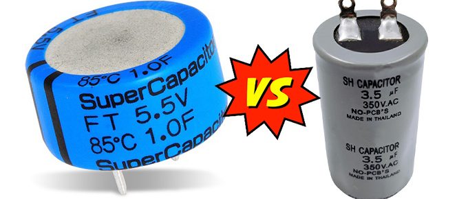 Supercapacitor vs Capacitor