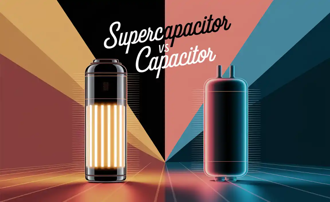 Supercapacitor vs Capacitor