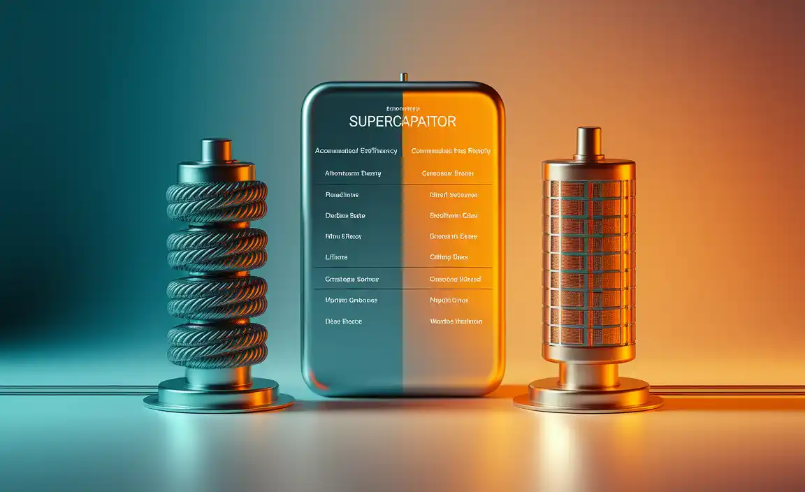 Supercapacitor vs Lithium-Ion Battery Comparison 