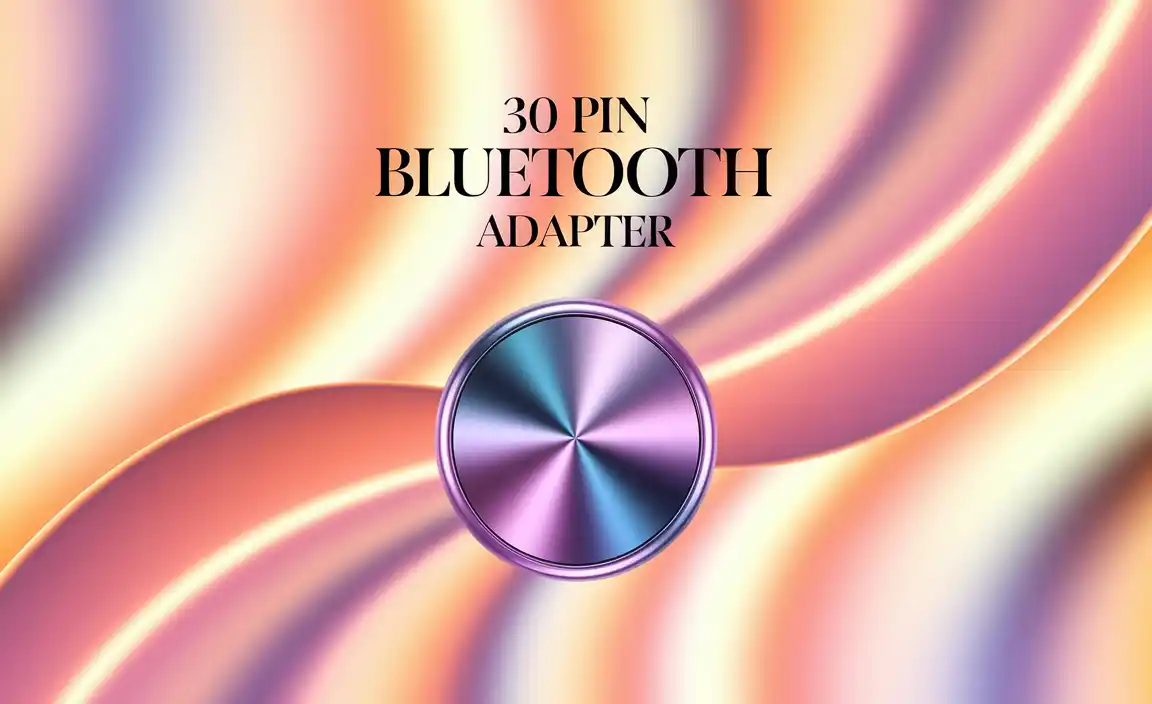 30 Pin Bluetooth Adapter