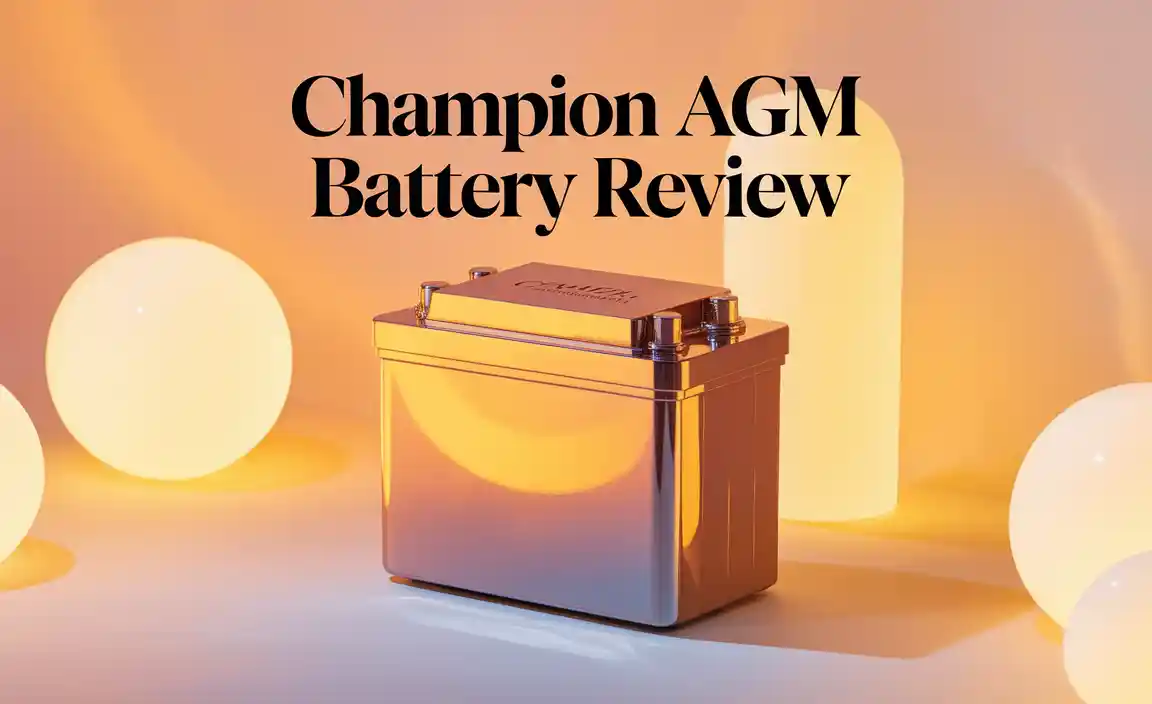 Champion AGM Battery Review