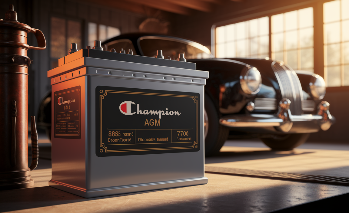 Champion AGM Group Size 24F Battery
