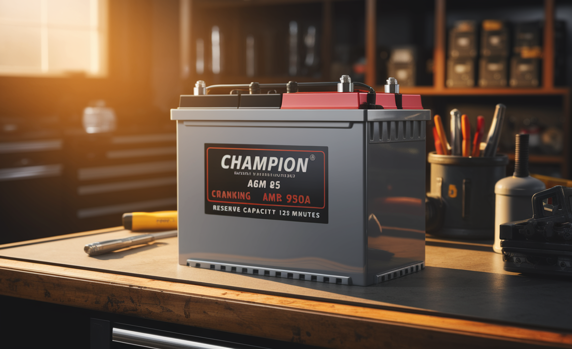 Champion AGM Group Size 65 Battery