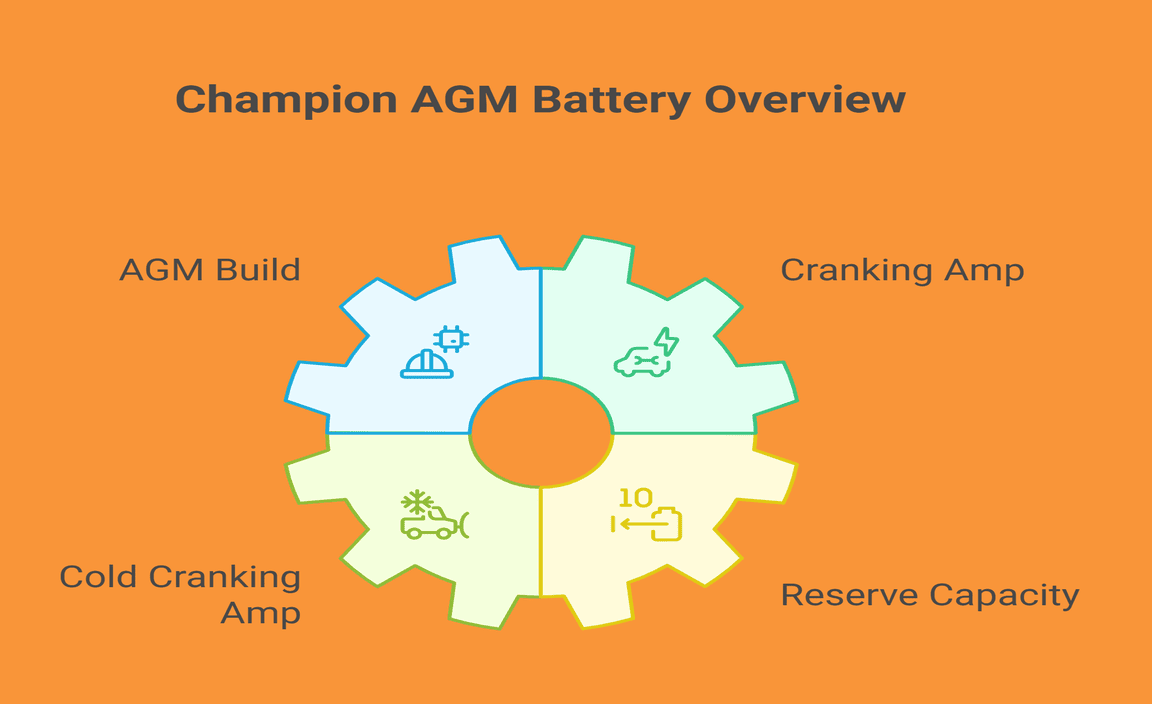 Champion AGM Group Size H7 Battery