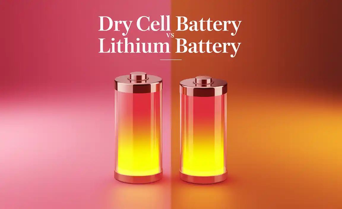 Dry Cell Battery vs Lithium Battery